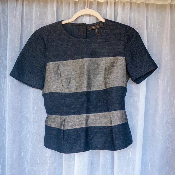 Bcbgmaxazria peplum top - Size S - Picture 3 of 6